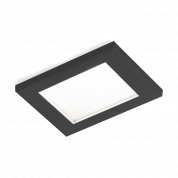 LUNA SQUARE 1.0 LED HV Wever Ducre встраиваемый светильник черный