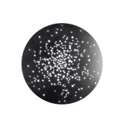 настенный светильник с перфорированным плафоном темного цвета IP40