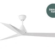 33729WP SAMOS Ø1320MM WHITE 3 BLADES W/R люстра с вентилятором Faro barcelona