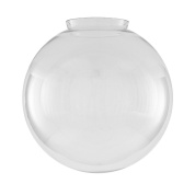 стеклянный прозрачный сферический абажур 35 см