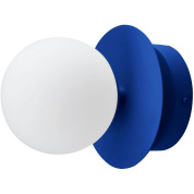 694109 Globen Lighting Art Deco Настенный/потолочный светильник, синий/белый