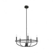 Bethel 25" 5 Light Chandelier Black люстра 82372 Kichler