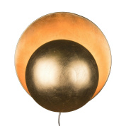 230850 Globen Lighting Orbit настенный светильник с полусферическим плафоном из латуни