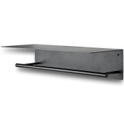 настенная металлическая полка для полотенец с выдвинутой плоскостью