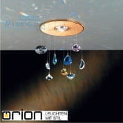 Встраиваемый светильник Orion Feng Str 10-395 gold/EBL