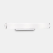 настенный светильник с продолговатым алюминиевым корпусом и матовым рассеивателем