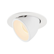 1005985 SLV NUMINOS® GIMBLE L DL светильник встраиваемый 700мА 25.4Вт с LED 2700K, 2250лм, 20°, белый