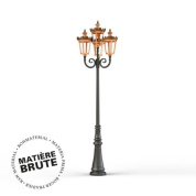 четырехрожковый уличный фонарь с медными рожками