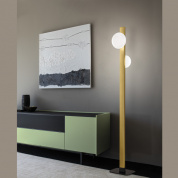 05707OLTHXXBB Elesi luce Boma PT LED торшер с диммером золотой