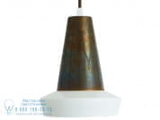 MALABO POWDER COATED WHITE PENDANT Подвесной светильник из латуни ручной работы Mullan Lighting MLP393PCWTE