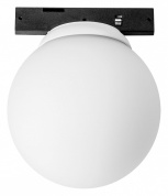 накладной светильник с круглым плафоном белый для магнитного трека 24V