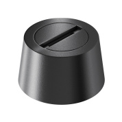 круглое основание чёрного цвета для гибкой подвесной системы комплектующий трековый элемент Parity