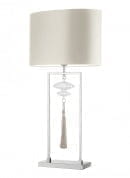 Constance Nickel and Clear Table Lamp настольная лампа Heathfield