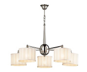 подвесная люстра с несколькими плафонами цилиндрической формы