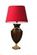Anasa Black Glass Trophy Shape Table Lamp настольная лампа Sutra Decor 141305_black
