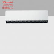 Q882 Laser Blade XS iGuzzini Ceiling-mounted LB XS Linear HC - 10 cells - Flood beam - remote driver