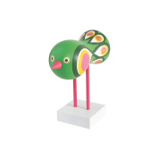 2876-0100 Birds 1967 Design House Stockholm Статуэтка птицы с зелёным узором на белом основании