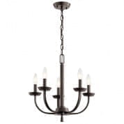 Kennewick 5 Light Chandelier Olde Bronze люстра 52385OZ Kichler