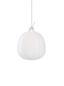 подвесной светильник в форме купола белого цвета