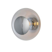 настенно-потолочный светильник с зеркальной сферой серебристого оттенка