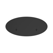 накладной потолочный элемент черного цвета для светильников серии