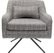85146 Вращающееся кресло Исландия Черный Белый Kare Design