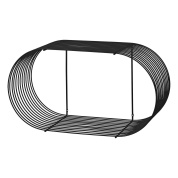 503290050084 CURVA AYTM Полка настенная из металла золотого цвета высотой 33 см