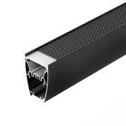 044885 Arlight Профиль LINE-5075-U-HONEYCOMB-2000 BLACK