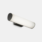 чёрный уличный настенный светильник с двойным свечением IP44