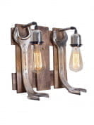 Rustic Jumbo Wrench Double Wall Sconce бра FOS Lighting Wrench-Tool-WL2