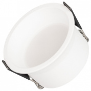 встраиваемый потолочный светодиодный даунлайт с опаловым рассеивателем