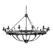 Люстра Windsor Elstead WINDSOR12-GR графитовый