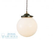 GENTRY 20CM OPAL GLOBE Подвесной светильник ручной работы прямого света Mullan Lighting MLP399ANTBRS