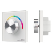 033764 Arlight Панель SMART-P8-RGB-G-IN White (12-24V, 3x4A, Rotary, 2.4G)