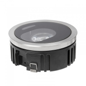 круглый светильник для монтажа в грунт с глубоким посадочным модулем