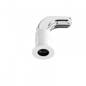 встраиваемый потолочный светильник даунлайт с изогнутой зеркальной рамкой IP44