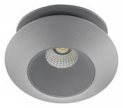 встраиваемый потолочный светильник серый