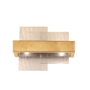 настенный светильник бра с прямоугольными элементами цвета фумэ