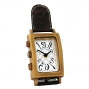 106400 Clock Schindler brass finish часы Eichholtz