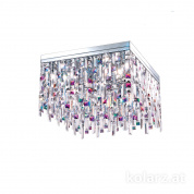 Kolarz Prisma 1314.18.5.P1.KpTV потолочный светильник хром длина 40cm ширина 40cm высота 40cm 8 ламп g9