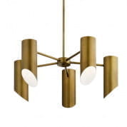 Trentino 5 Light Chandelier Natural Brass люстра 52160NBR Kichler