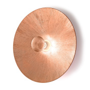 настенный светильник с круглым основанием цвета медь и подвесными элементами