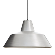 W5 014ALU Vrkstedslampe Made By Hand Крупный подвес с алюминиевым плафоном и индустриальным характером
