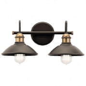 Clyde 2 Light Vanity Light Olde Bronze настенный светильник 45944OZ Kichler