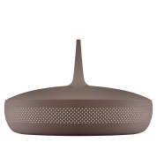 абажур с перфорацией и закругленной верхней частью цвета умбра