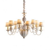 Amour chandelier 12 lights - white & gold люстра, Villari