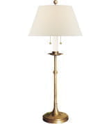 Dorchester Visual Comfort настольная лампа полированная под старину латунь CHA8188AB-L