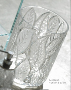 стакан для ванной из прозрачного рельефного стекла