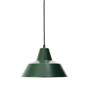 W2 019RG Vrkstedslampe Made By Hand Подвесной светильник с плафоном насыщенного зелёного цвета