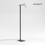 торшер с регулируемым плафоном матовый чёрный